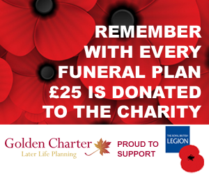 Remember with every funeral plan, £25 is donated to the British Legion
