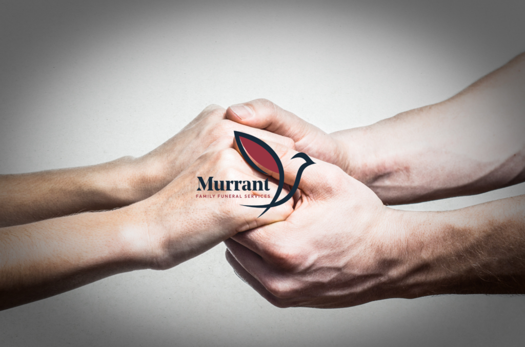 Murrant logo on holding hands