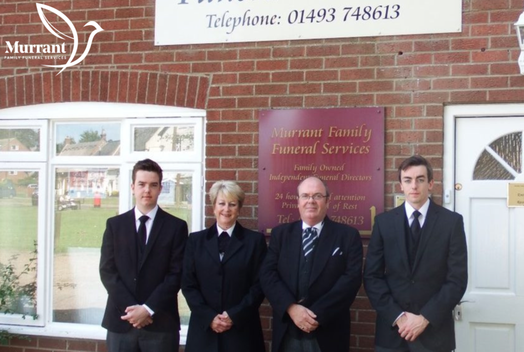 The Murrant Family outside the Martham branch